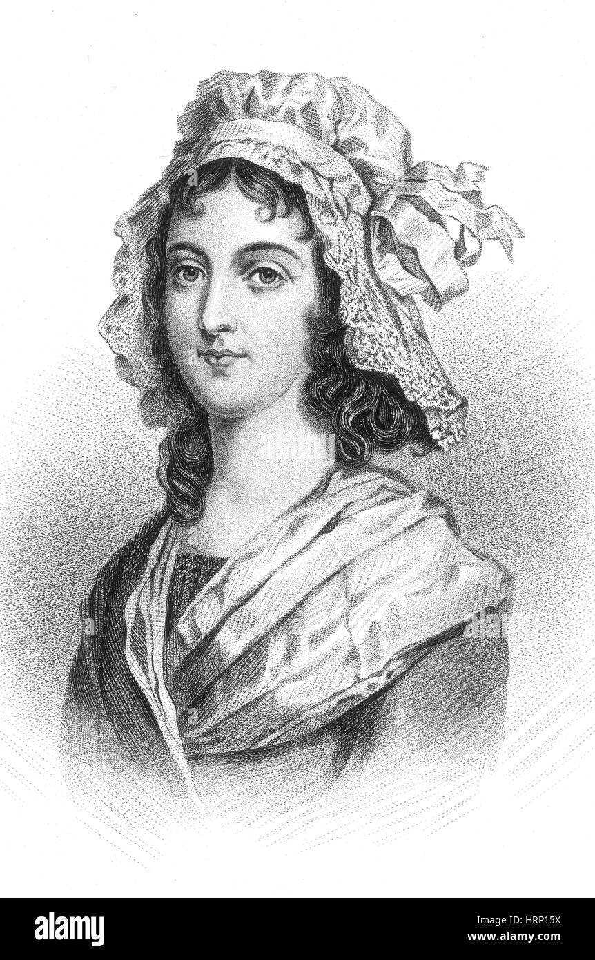 Charlotte Corday, French Assassin Stock Photo