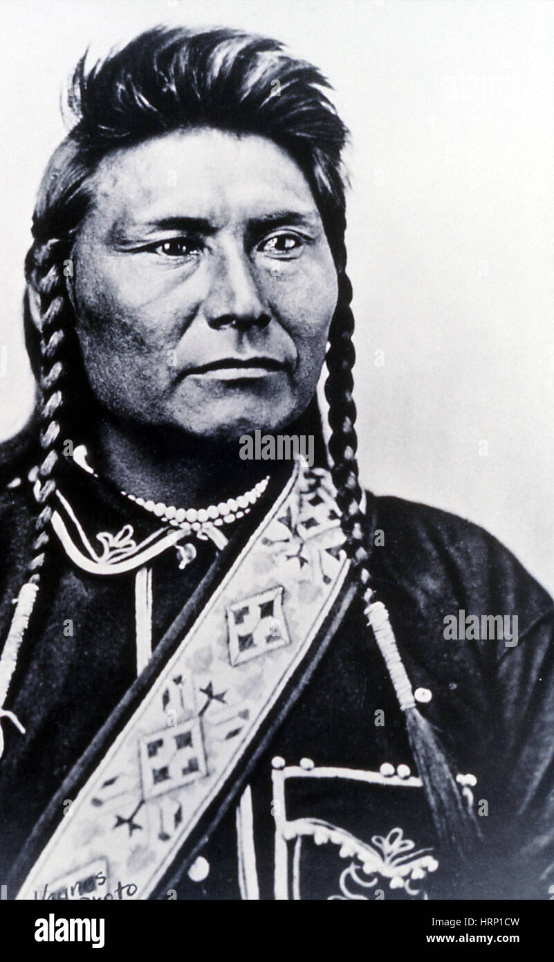 Chief Joseph, Nez Perce Indian Chief Stock Photo