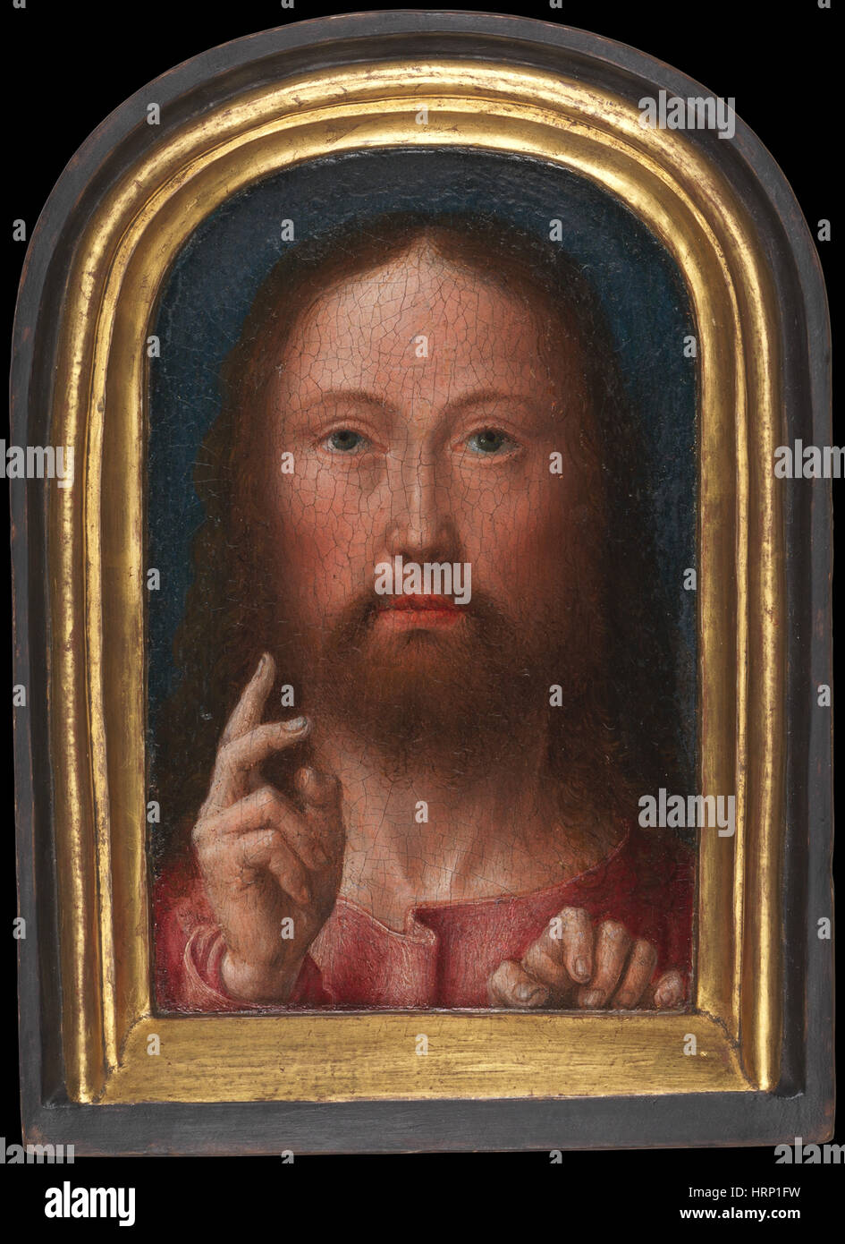 Christ Blessing by Gerard David Stock Photo