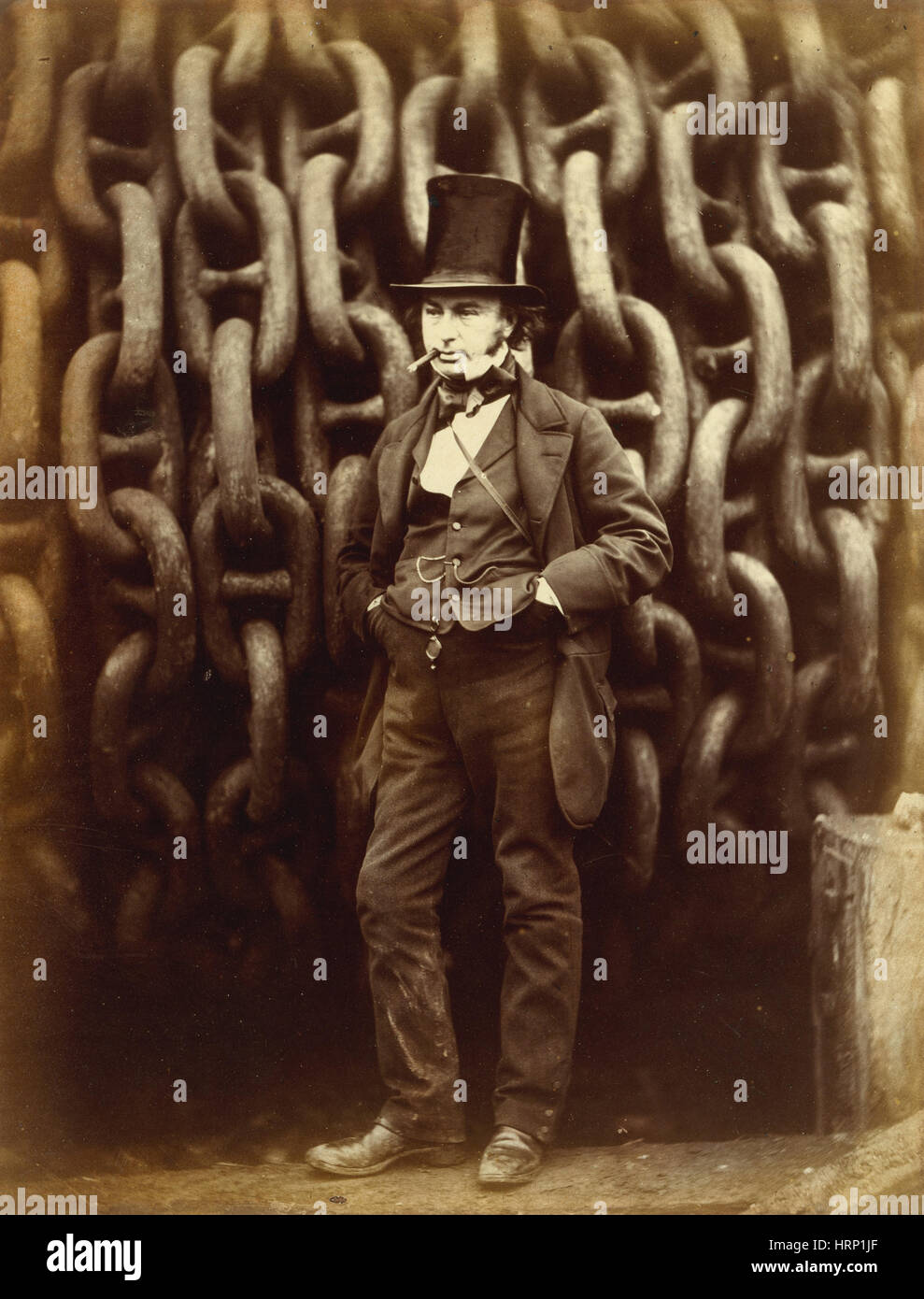 Isambard Kingdom Brunel, English Civil Engineer Stock Photo