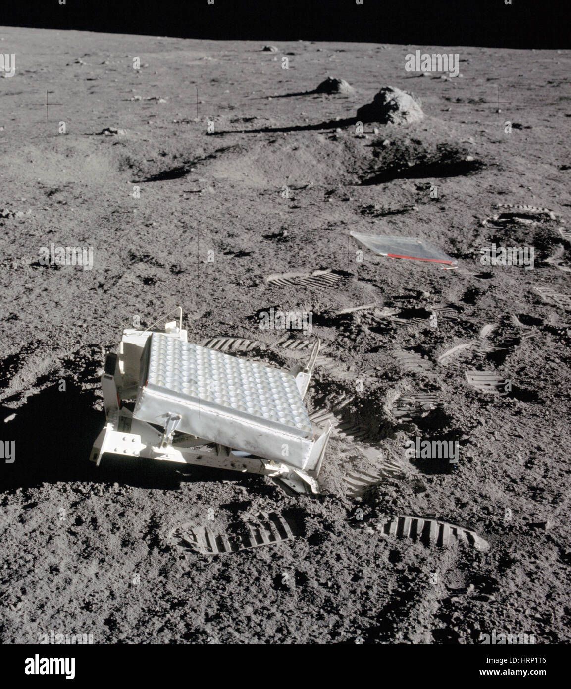 Lunar Laser Ranging Reflector, Apollo 14 Stock Photo
