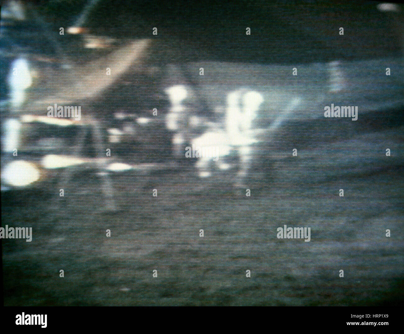 Apollo 14 Televised Golf Swing on the Moon Stock Photo