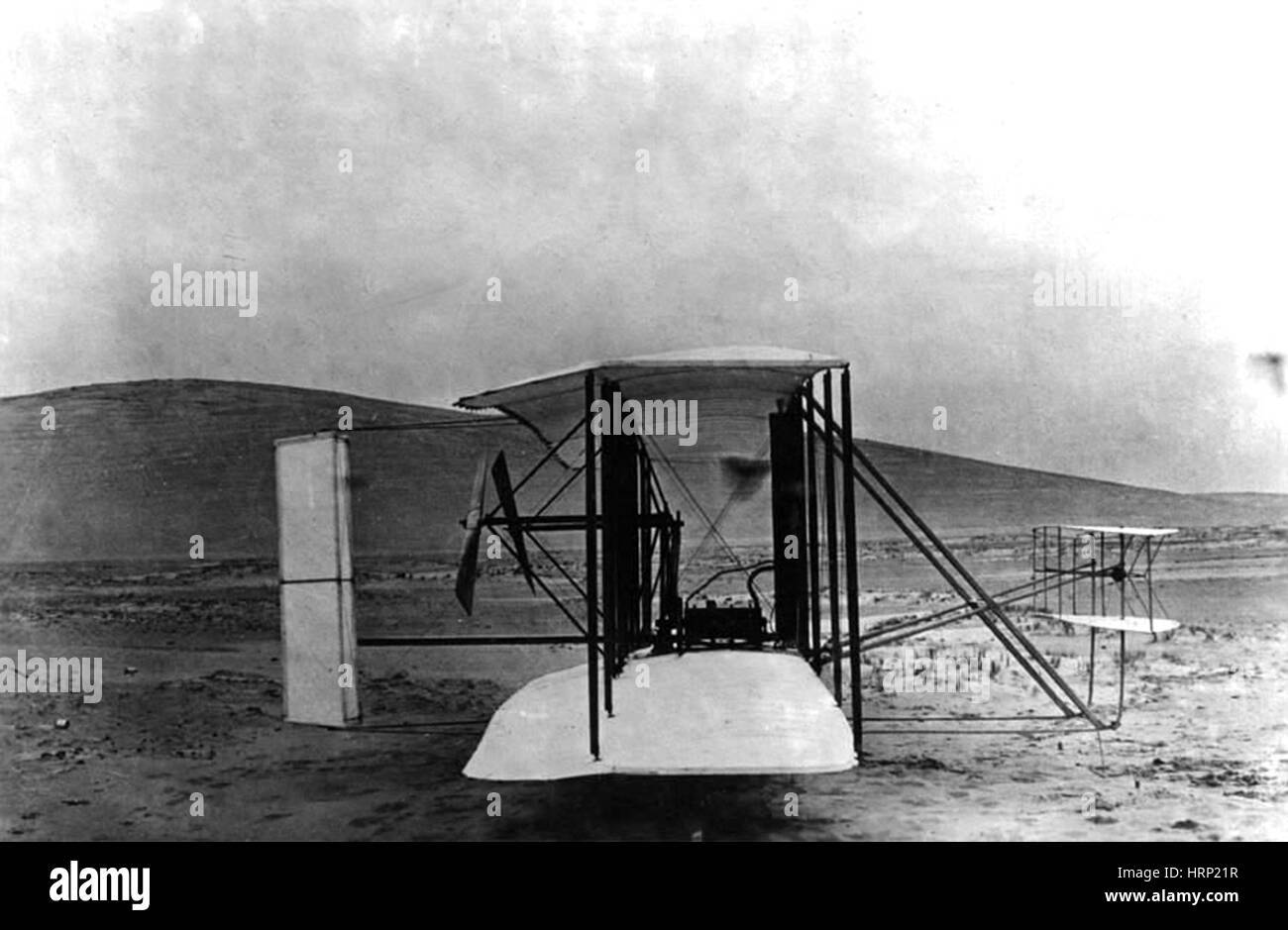 Original Wright Airplane, 1903 Stock Photo