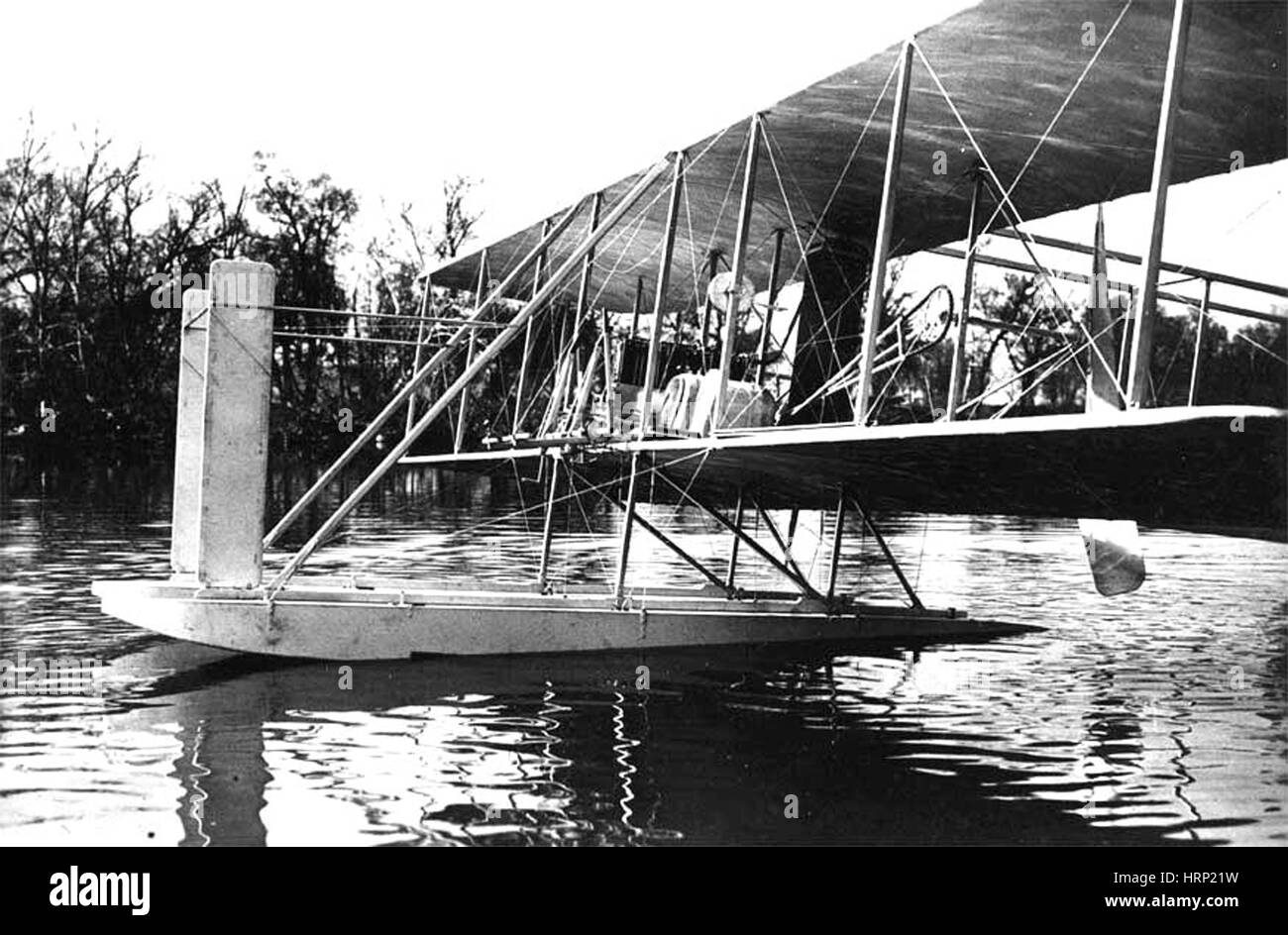 Wright Seaplane, 1913 Stock Photo