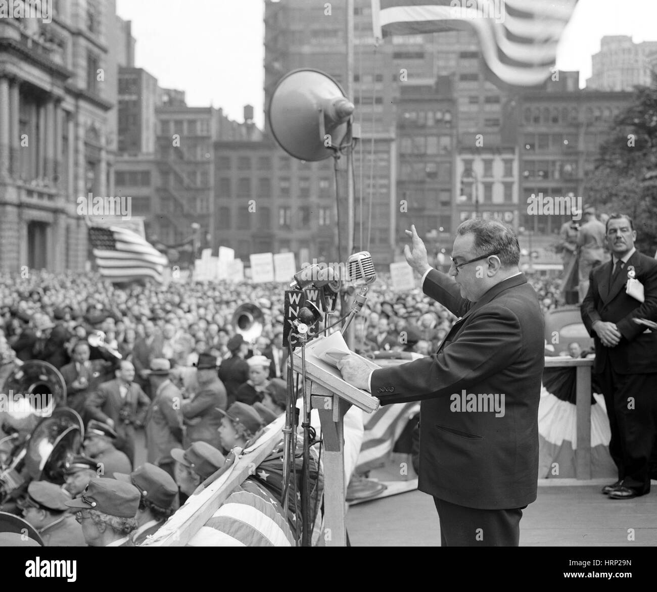 Fiorello La Guardia, American Politician Stock Photo