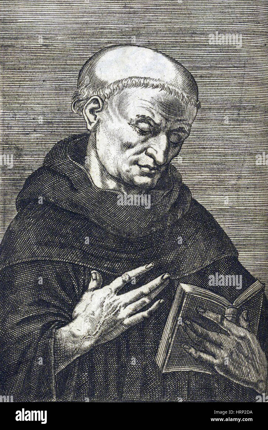 Gildas the Wise, British Historian Stock Photo