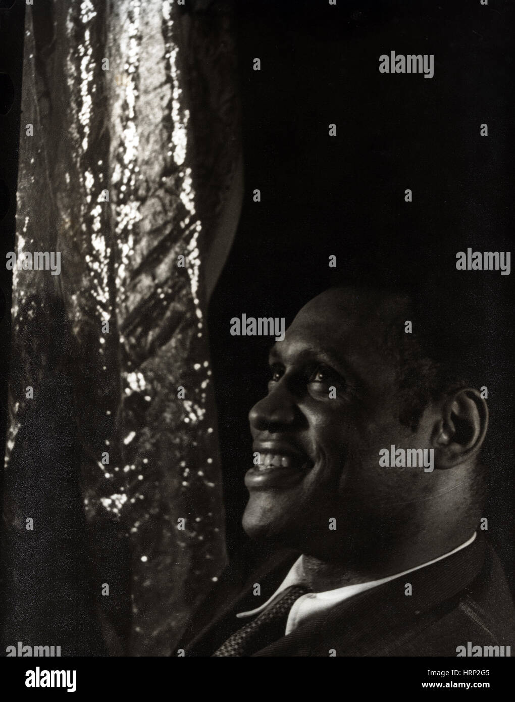 Paul Robeson, American Singer and Actor Stock Photo