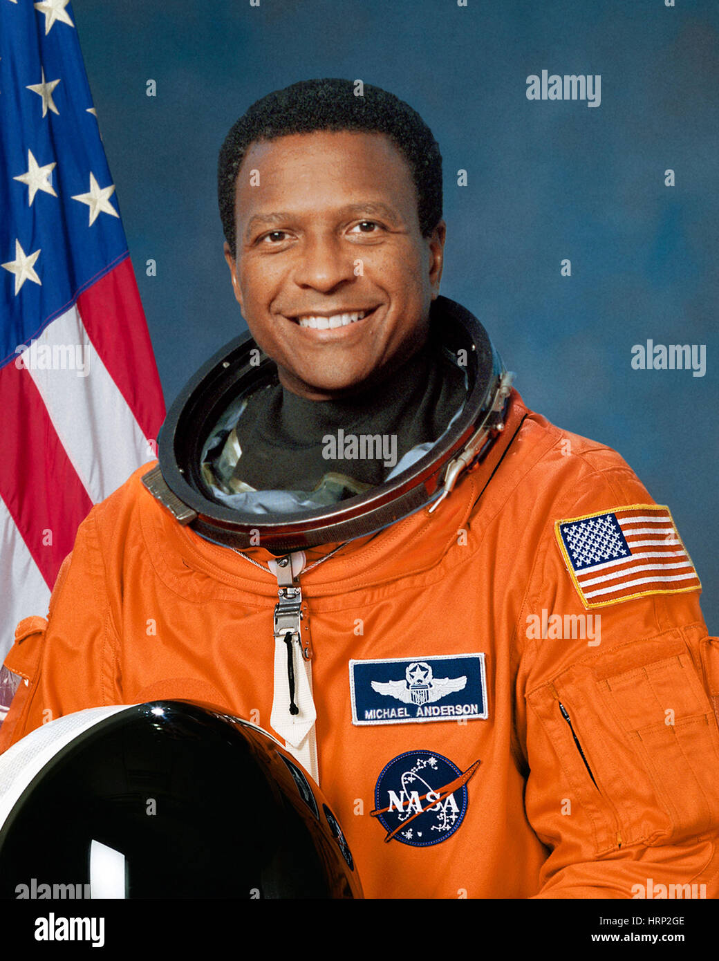 Michael Anderson, American Astronaut Stock Photo