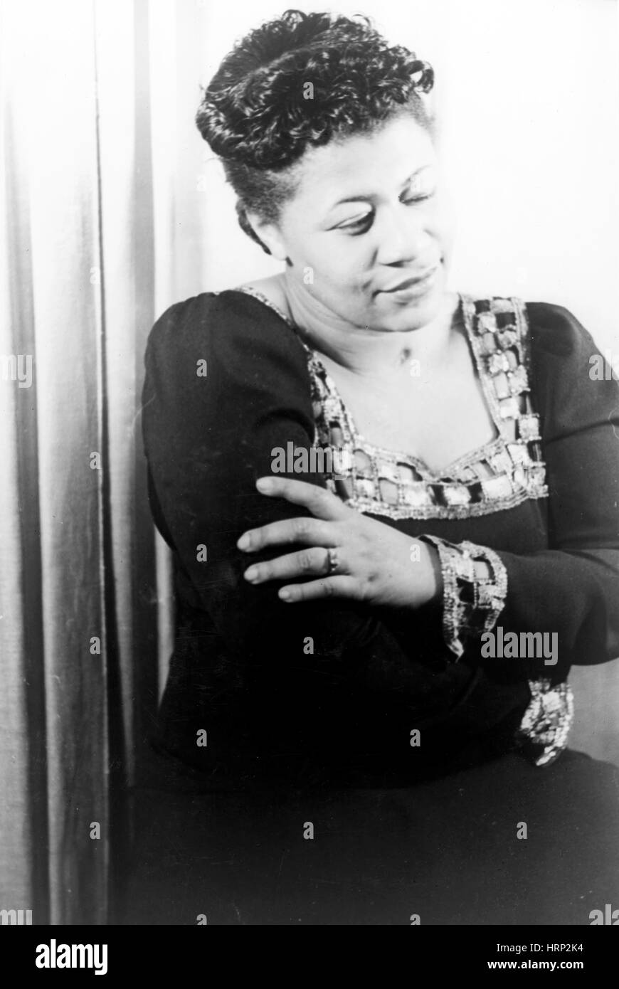 Ella Fitzgerald, American Jazz Vocalist Stock Photo