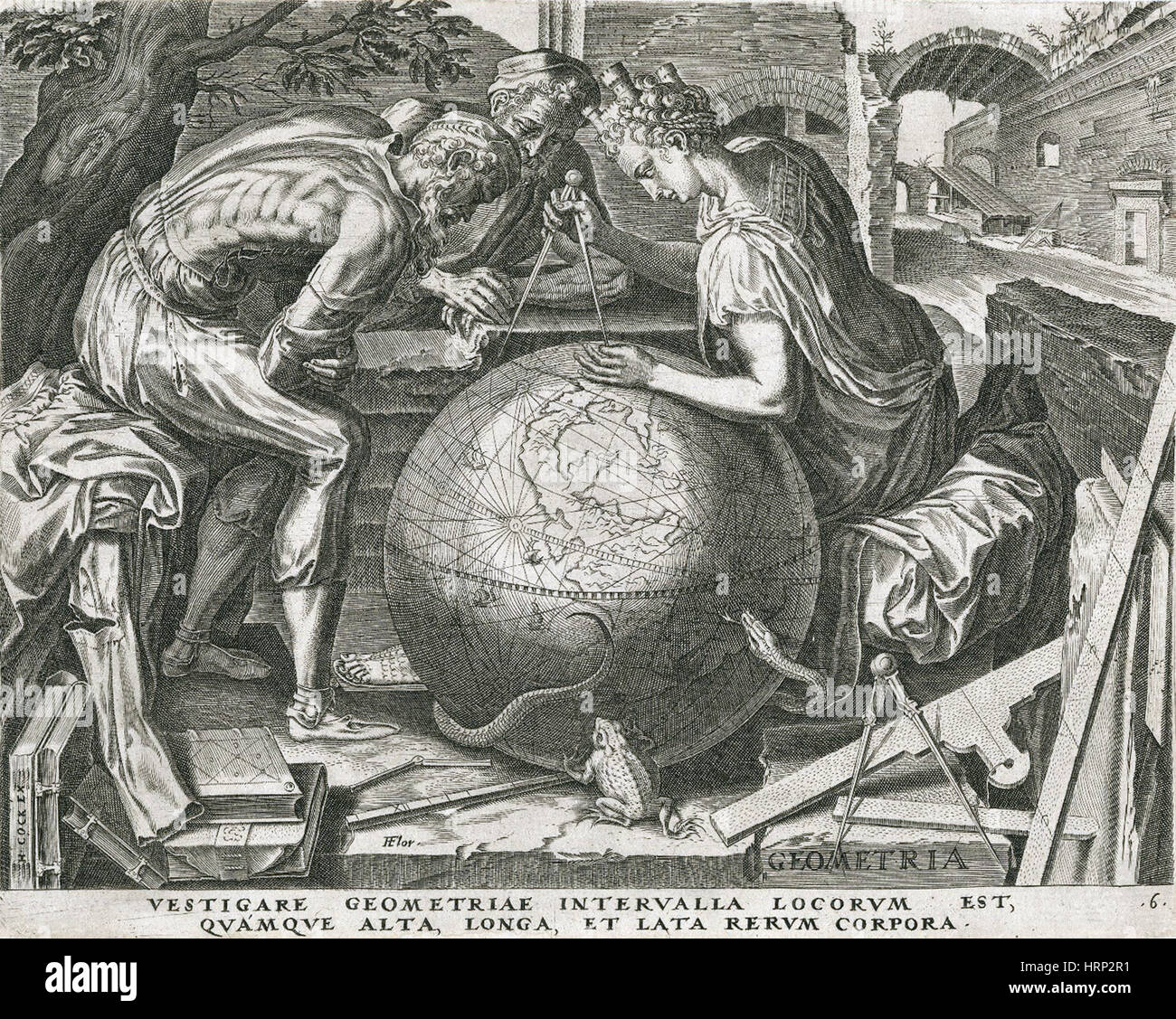 Personification of Geometry, 1565