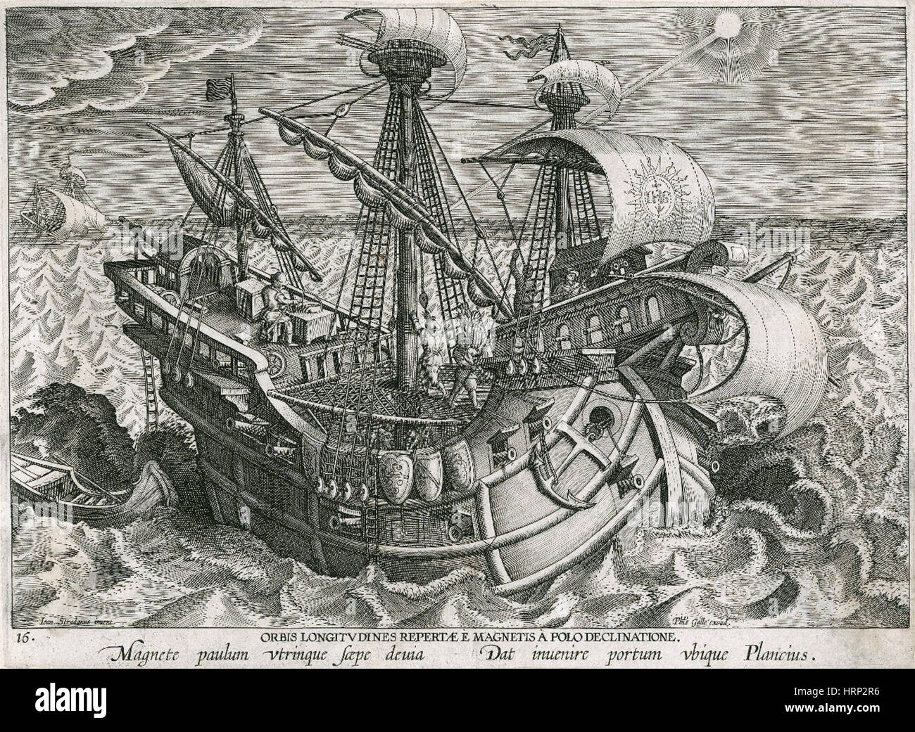 Discovery of the Longitudes, 1591 - Stock Image