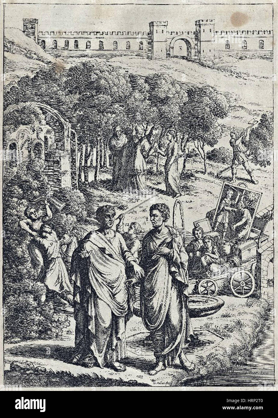 Juvenal's "Satires", Manners of Men Stock Photo - Alamy