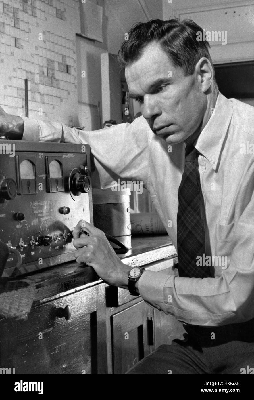 Glenn T. Seaborg, American Nuclear Chemist Stock Photo