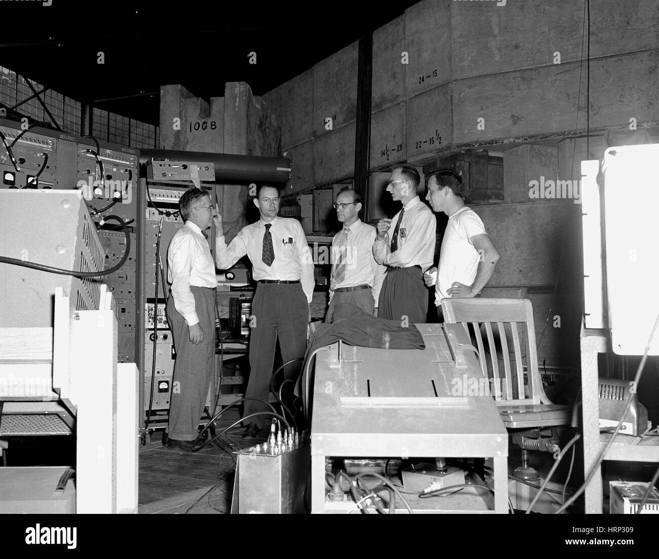Antiproton Discovery Team, 1955 Stock Photo