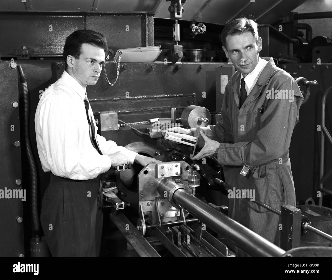 Lattes and Gardner, Pion Co-Discoverers, 1948 Stock Photo