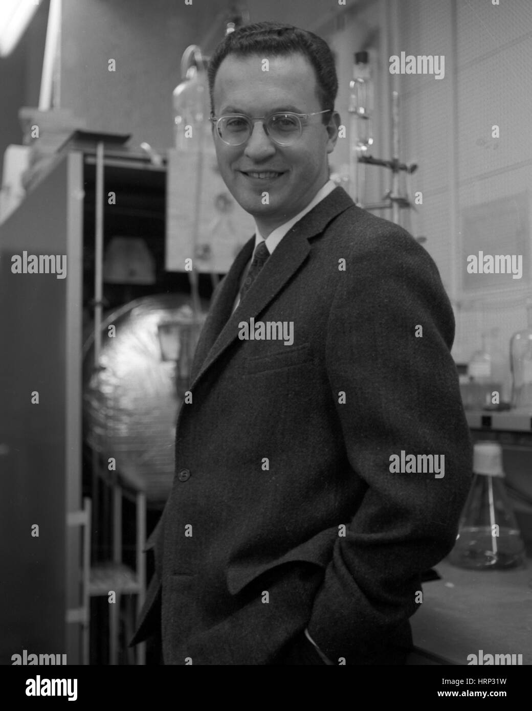 Donald Glaser, American Physicist Stock Photo