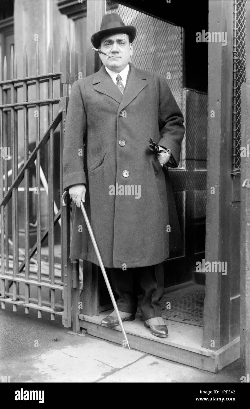 Enrico Caruso, Italian Opera Singer Stock Photo