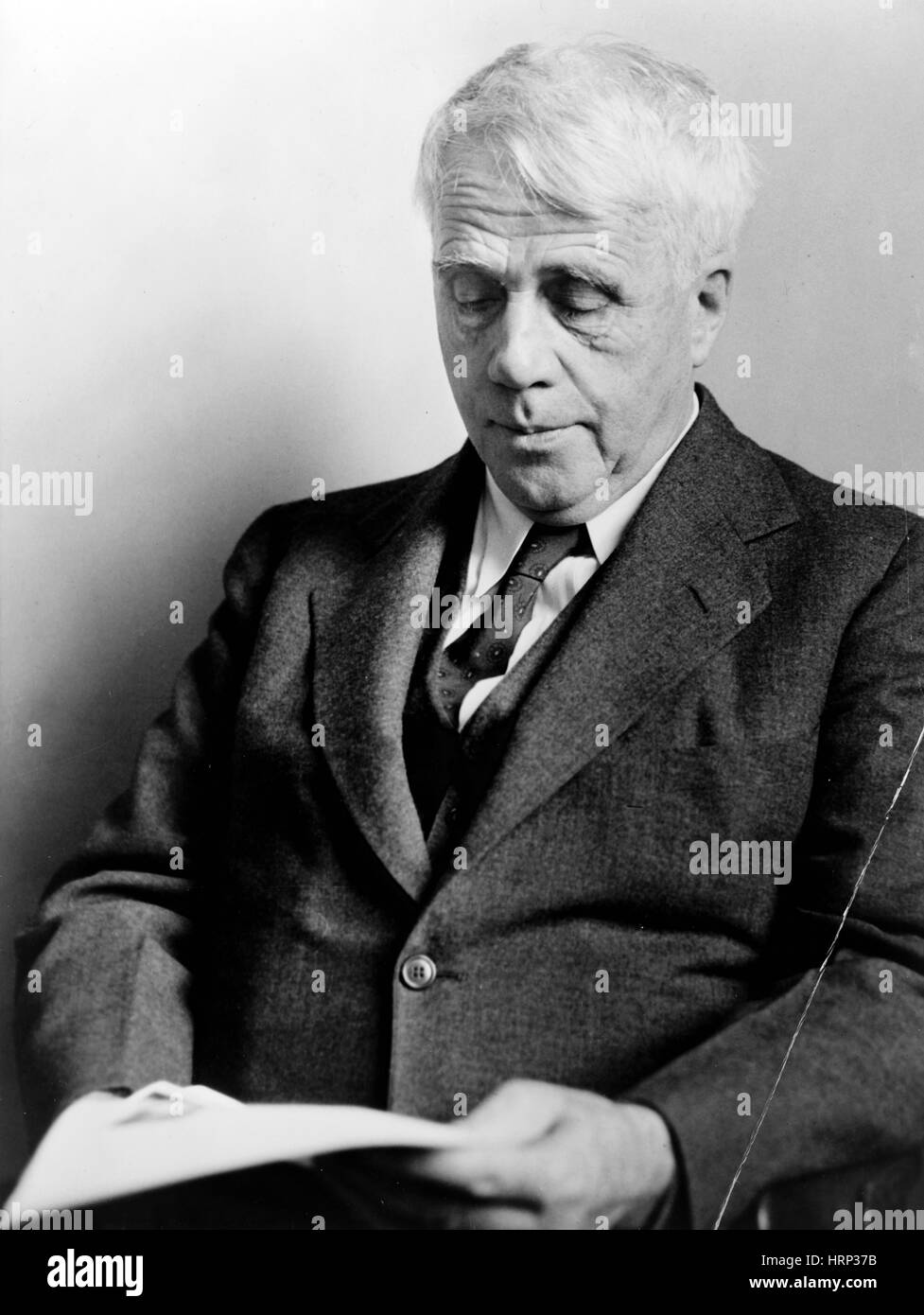 Robert Frost, American Poet Stock Photo