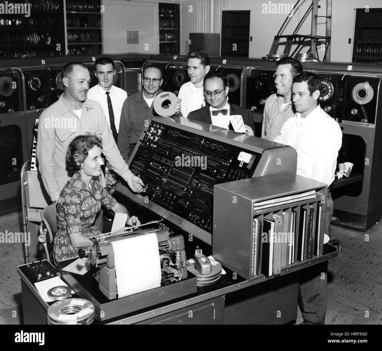 UNIVAC's Last Run, LLNL, 1959 Stock Photo
