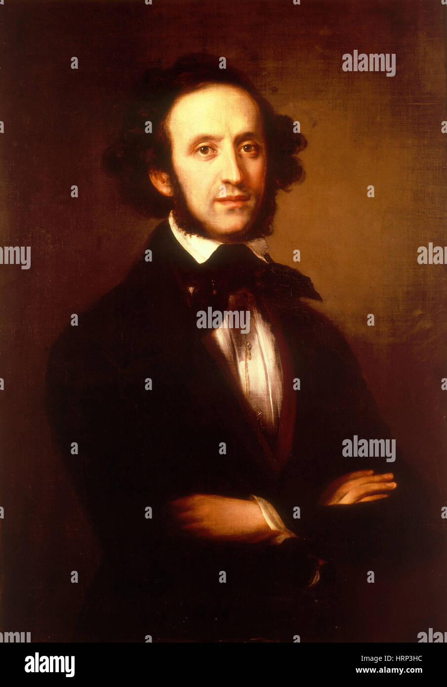 Felix Mendelssohn, German Composer Stock Photo