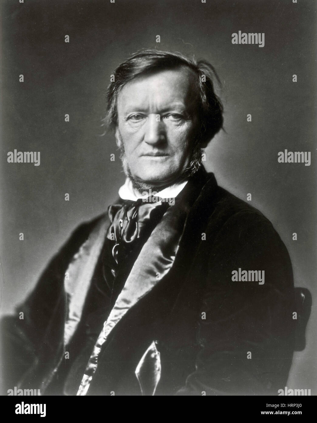 Wilhelm Richard Wagner, German Composer Stock Photo