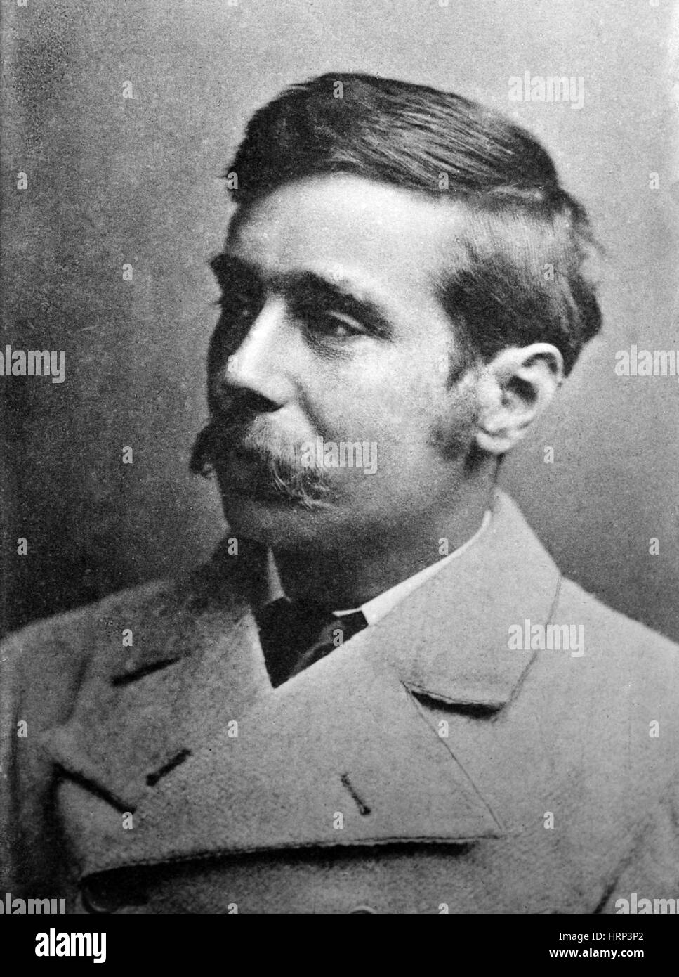 H. G. Wells, English Author Stock Photo