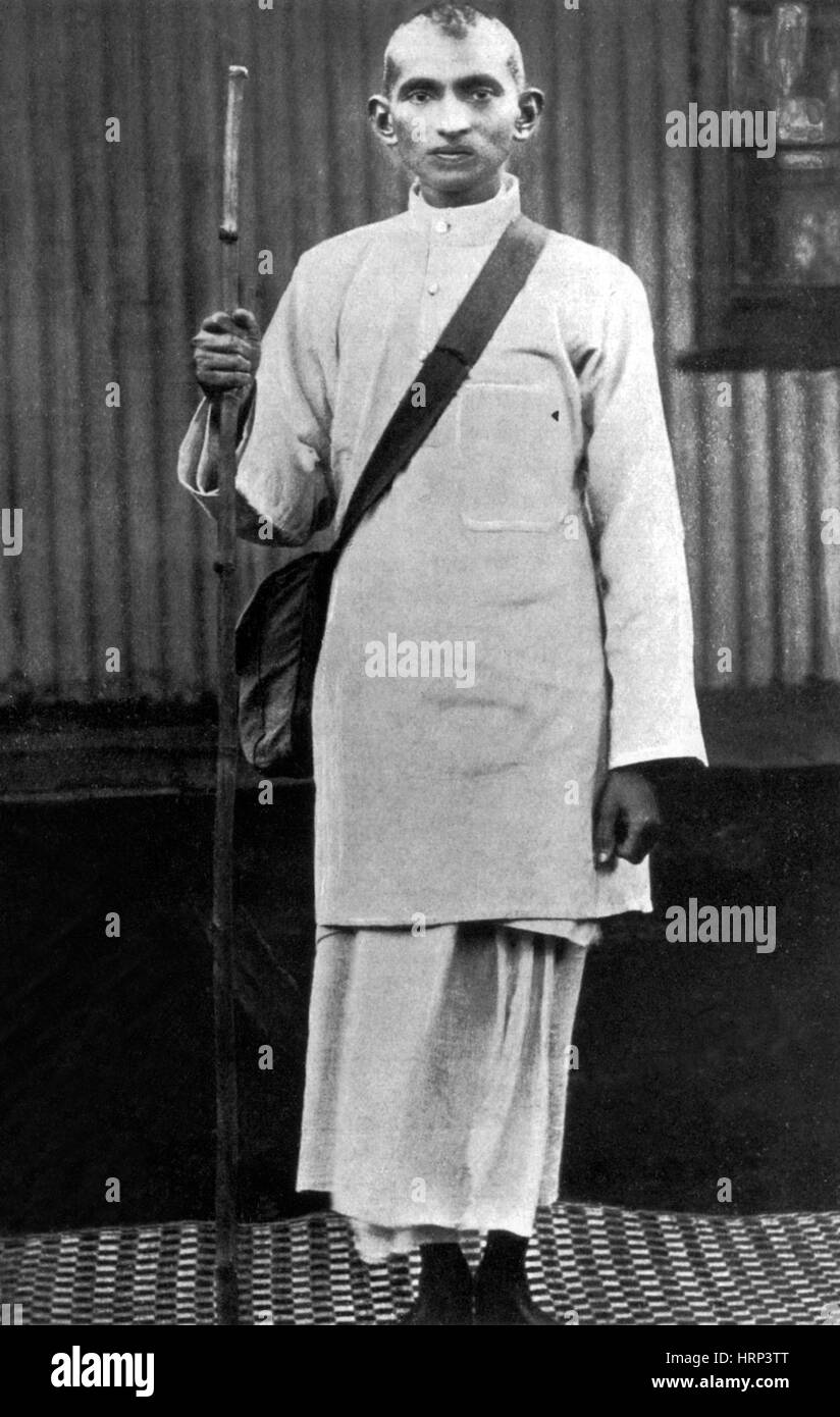 Gandhi, Indian Political/Spiritual Leader Stock Photo