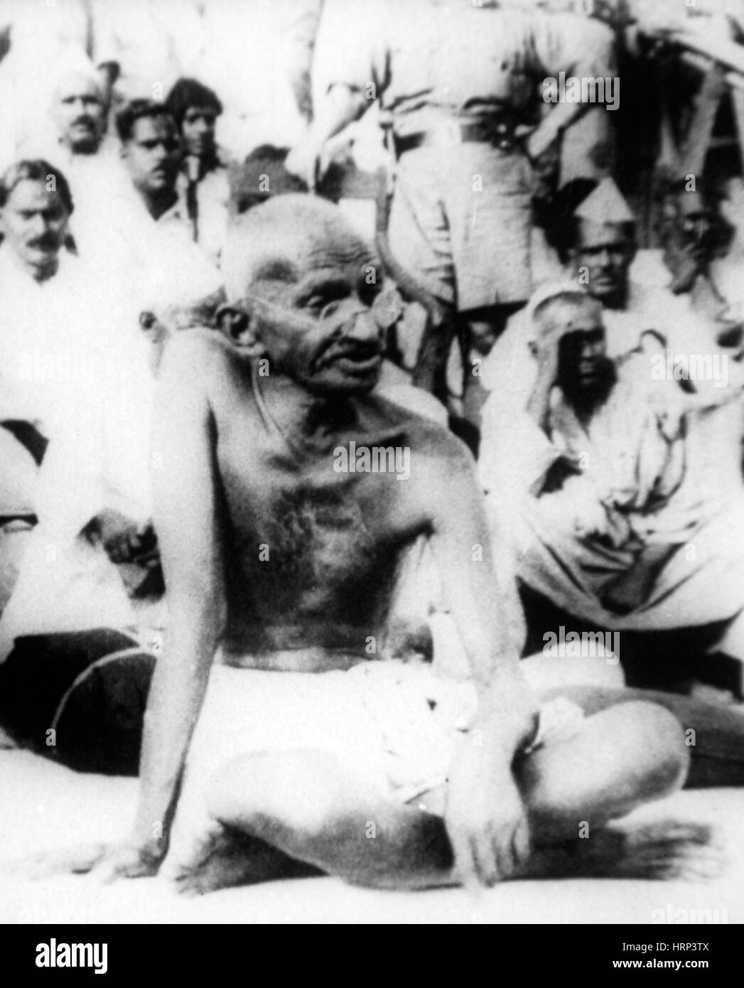 Gandhi, Indian Political/Spiritual Leader Stock Photo