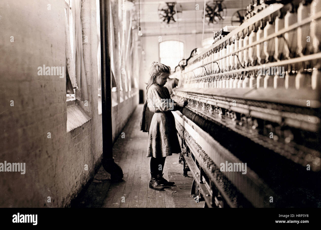 South Carolina Cotton Mill Spinner, 1908 Stock Photo Alamy