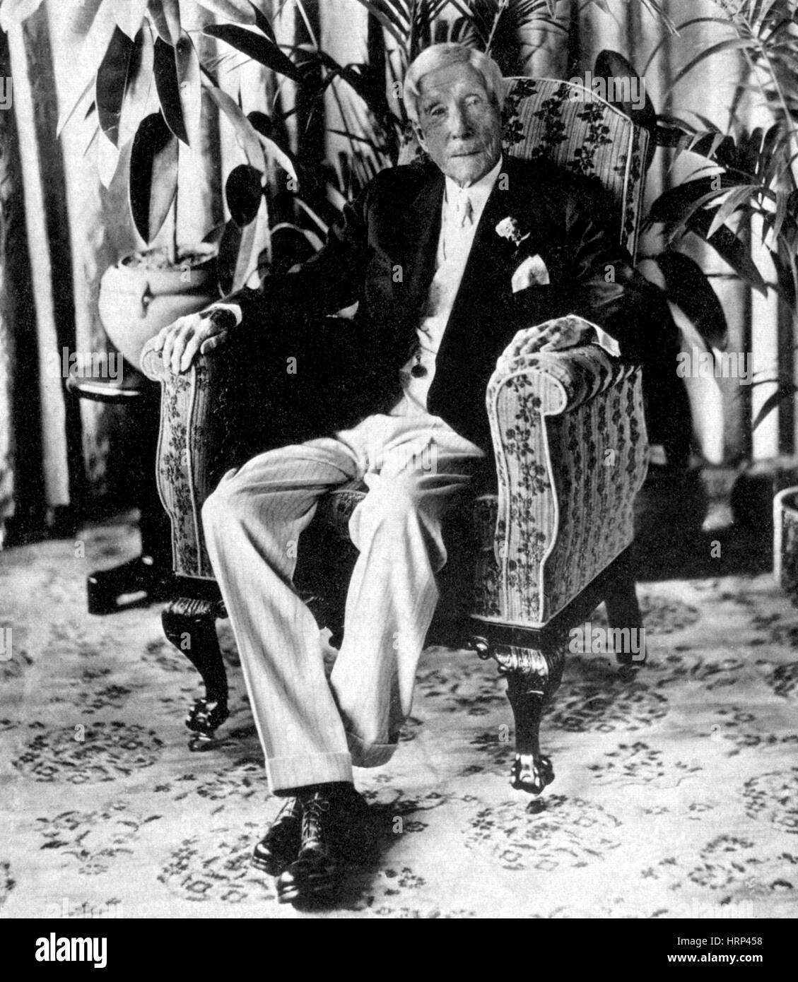 Portrait of John D. Rockefeller taken in the mid 1930's in Ormond,  Fotografía de noticias - Getty Images