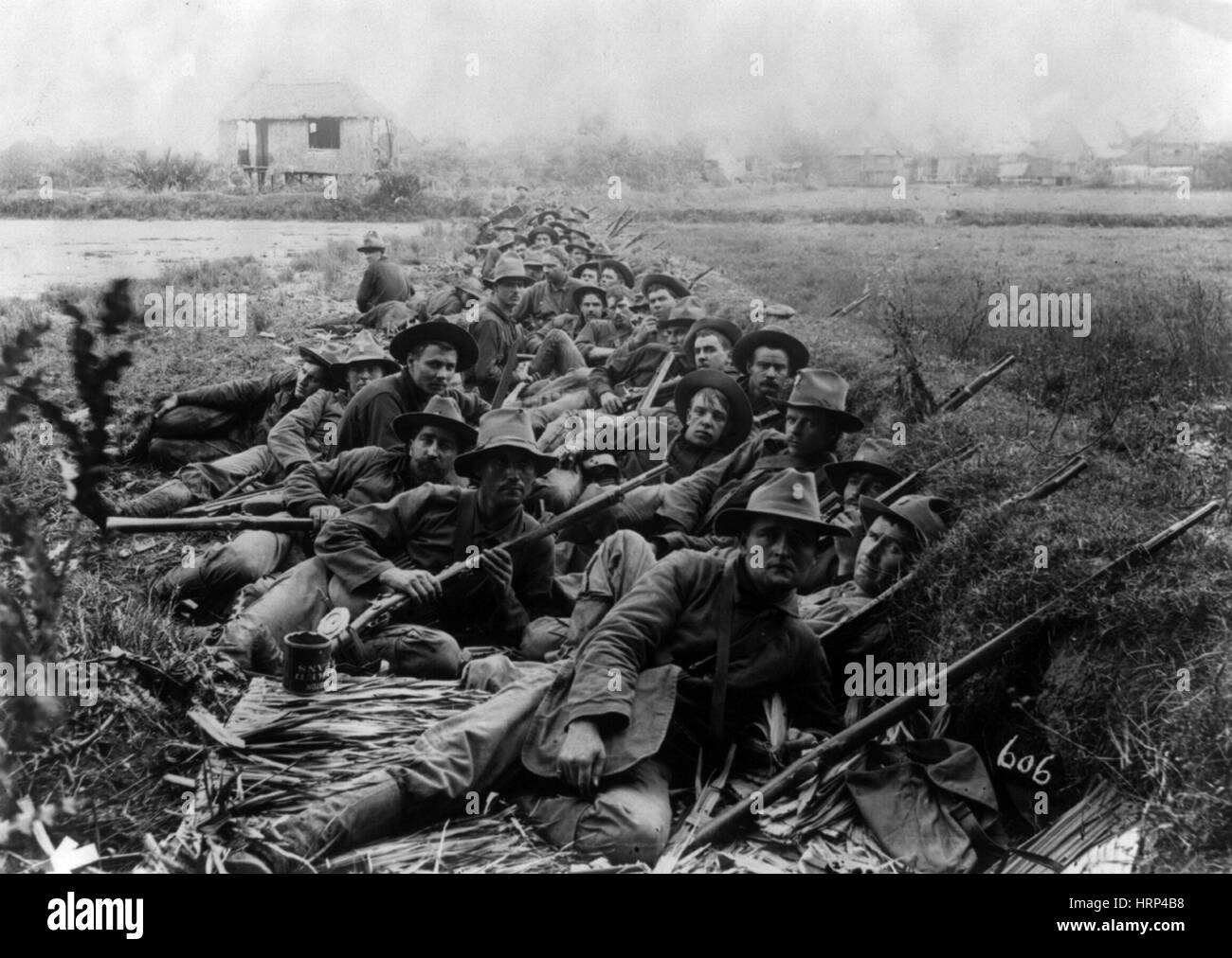 Philippine-American War, 1899 Stock Photo