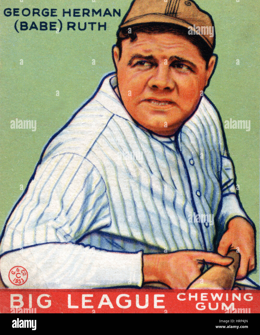 Babe Ruth, American Baseball Legend Stock Photo