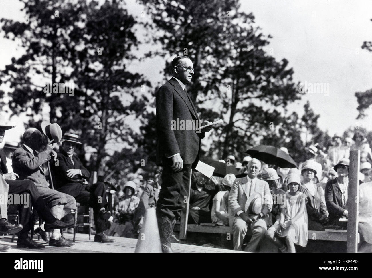 President Coolidge, Mt. Rushmore Dedication, 1927 Stock Photo