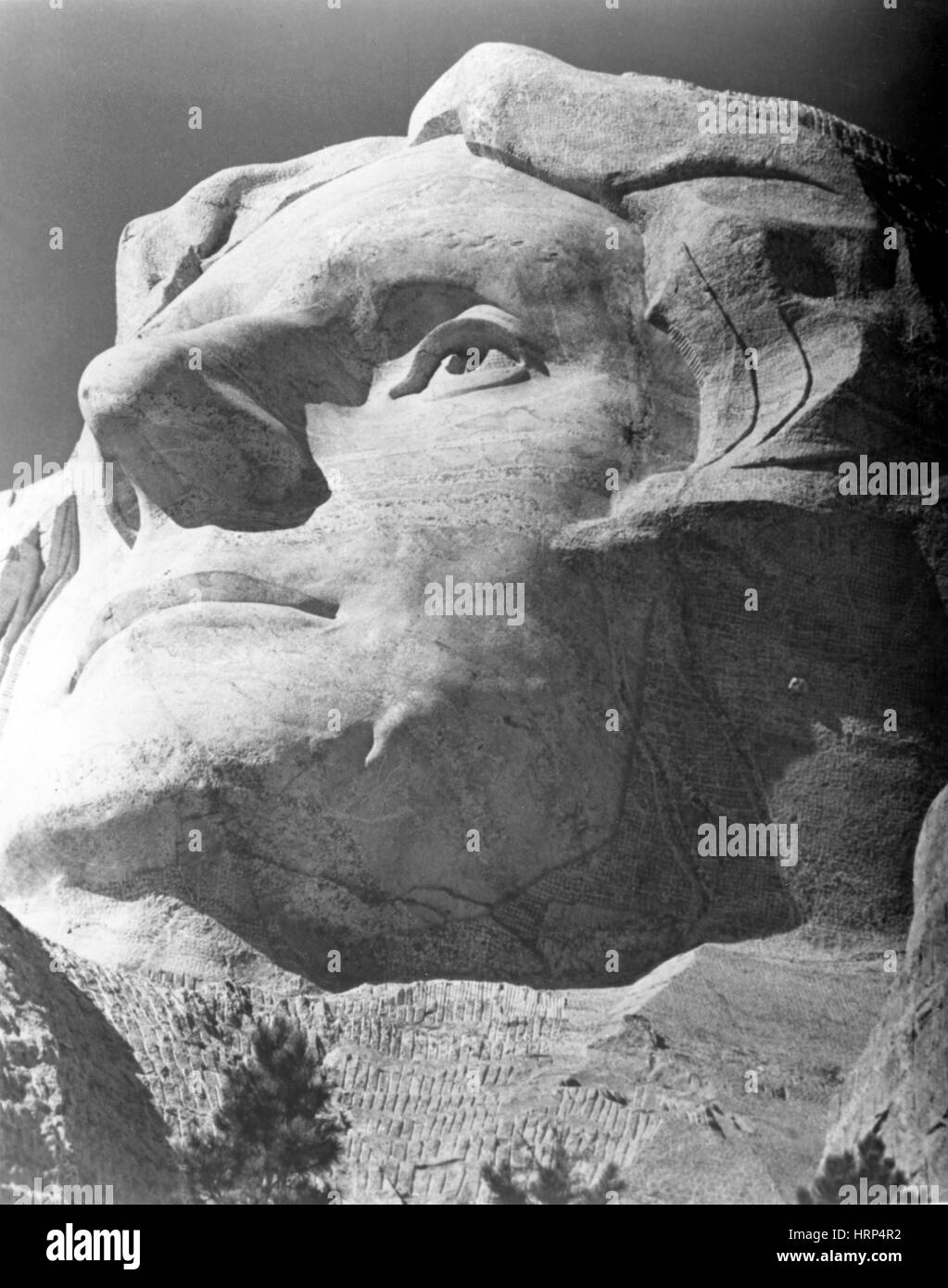 Mount Rushmore, Thomas Jefferson Stock Photo