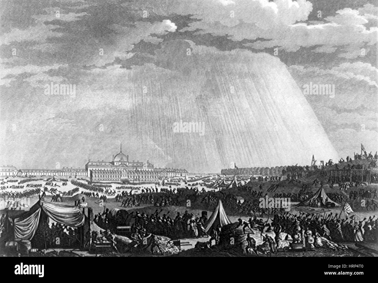 Bastille Day, 1790 Stock Photo