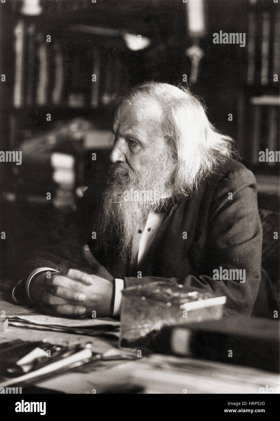 Dmitri Mendeleev, Russian Chemist Stock Photo