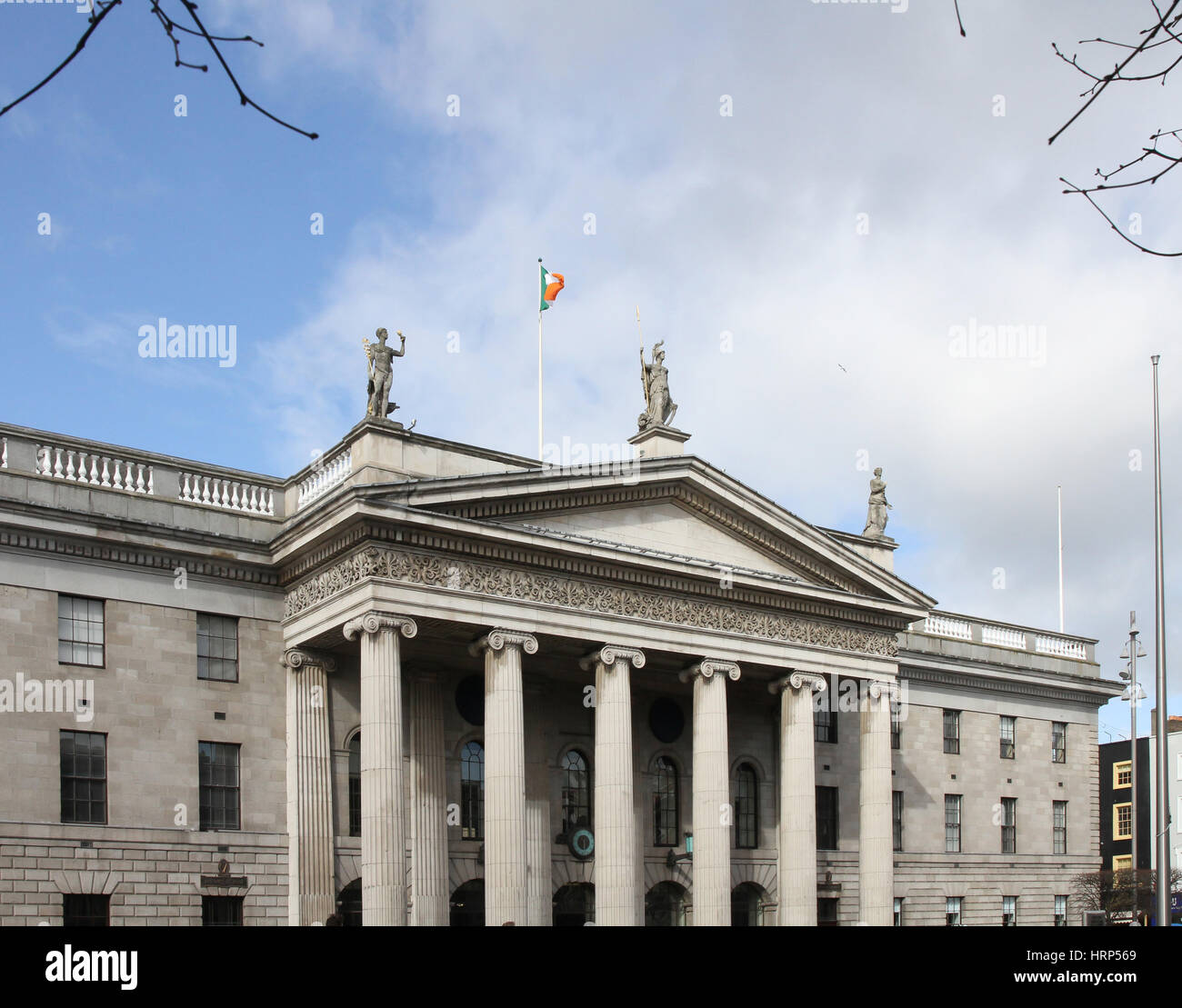 The General Post Office in Dublin, Ireland. Stock Photo