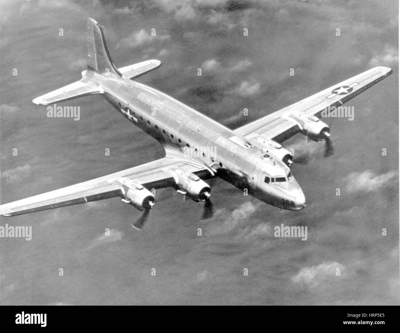 Sacred Cow, First Presidential Aircraft, 1940s Stock Photo