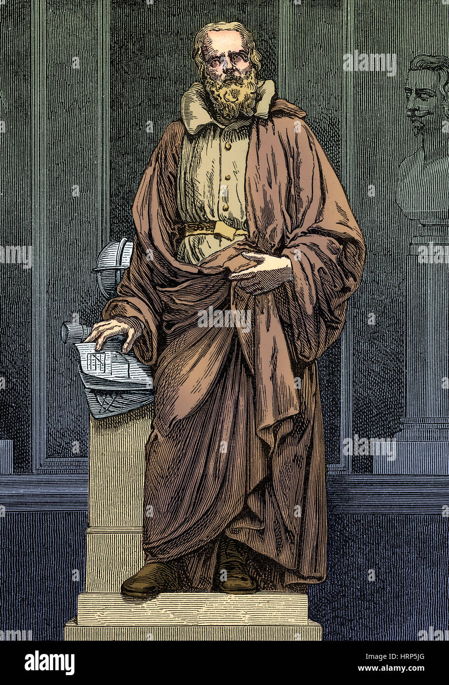 Galileo Galilei, Italian Polymath Stock Photo - Alamy