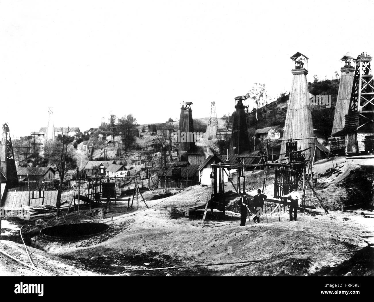 Usa 19th century oil well hi-res stock photography and images - Alamy