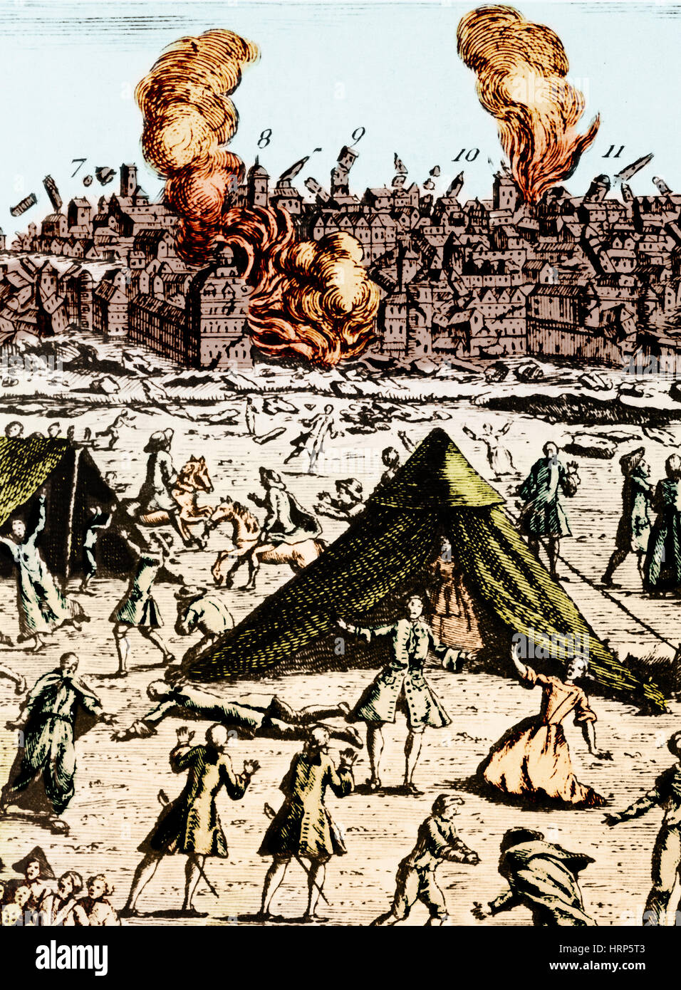 Lisbon earthquake 1755 hi-res stock photography and images