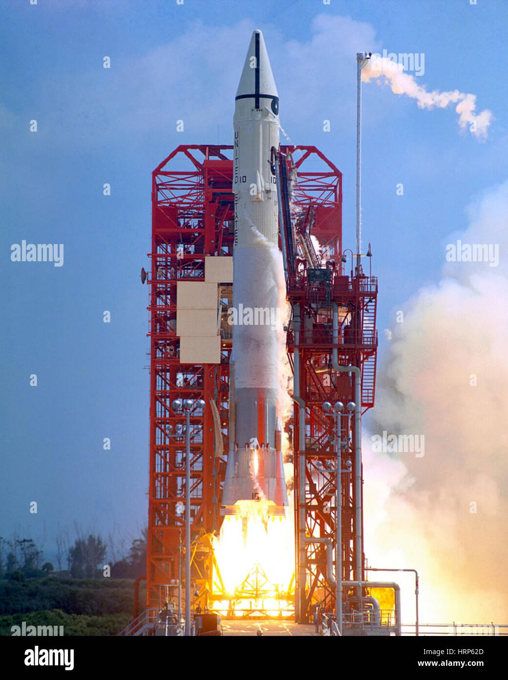 Atlas-Centaur 10, Surveyor 1 Launch, 1966 Stock Photo