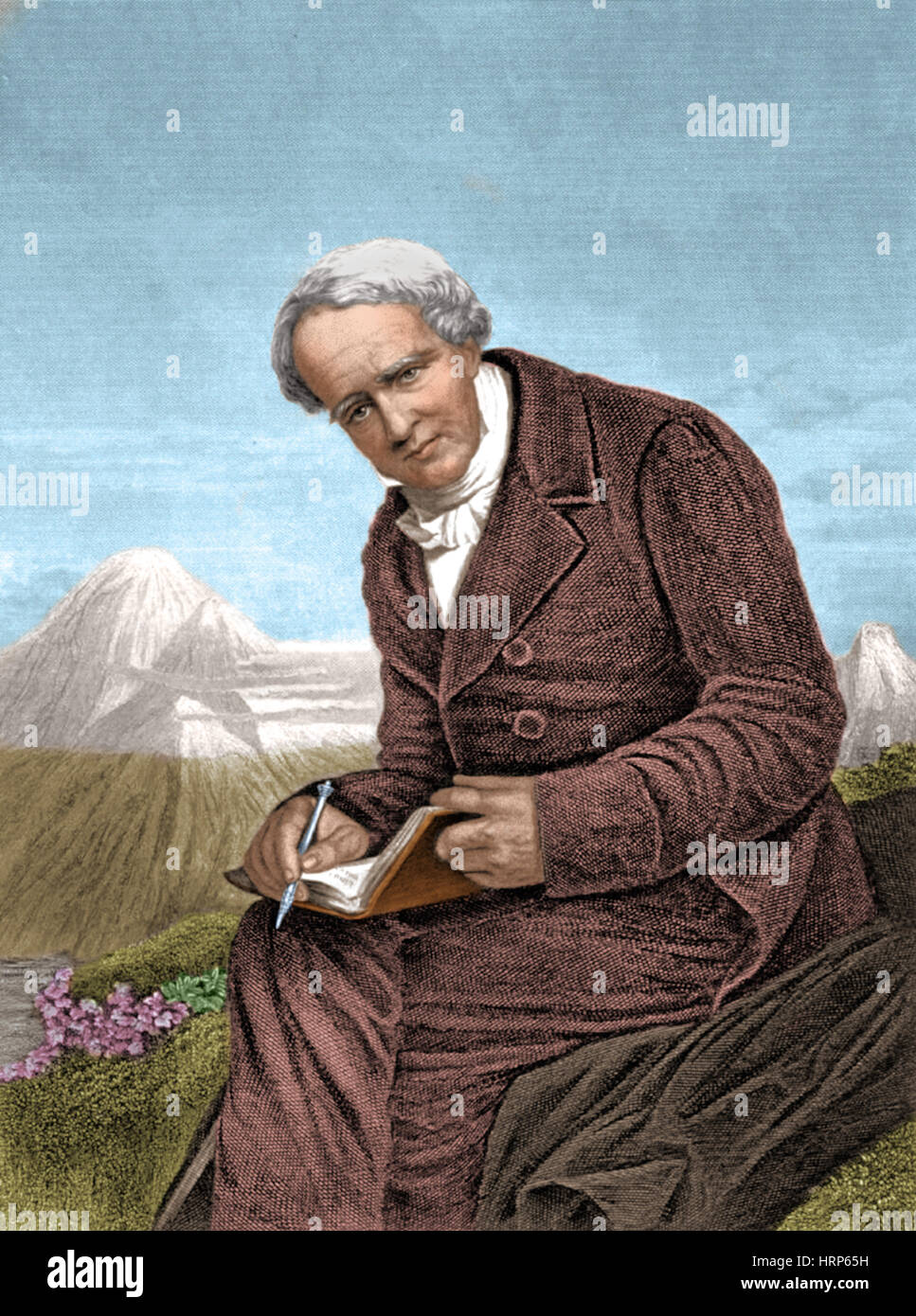 Alexander von Humboldt, Prussian Naturalist Stock Photo