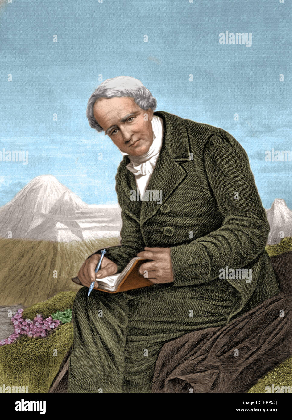 Alexander von Humboldt, Prussian Naturalist Stock Photo