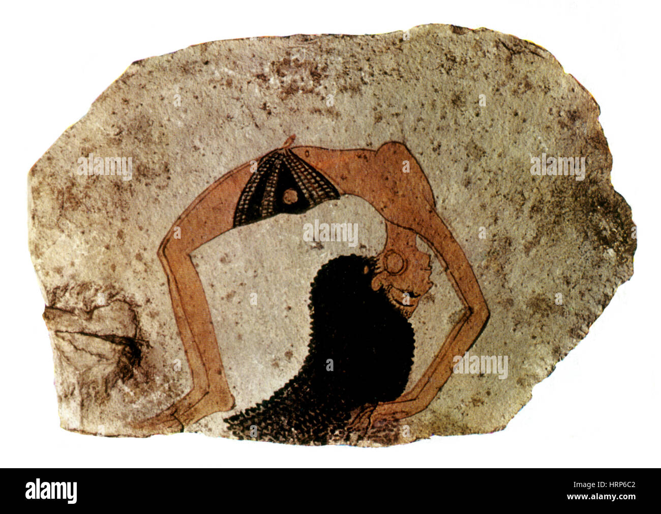 Egyptian Acrobat, 1300 BC Stock Photo