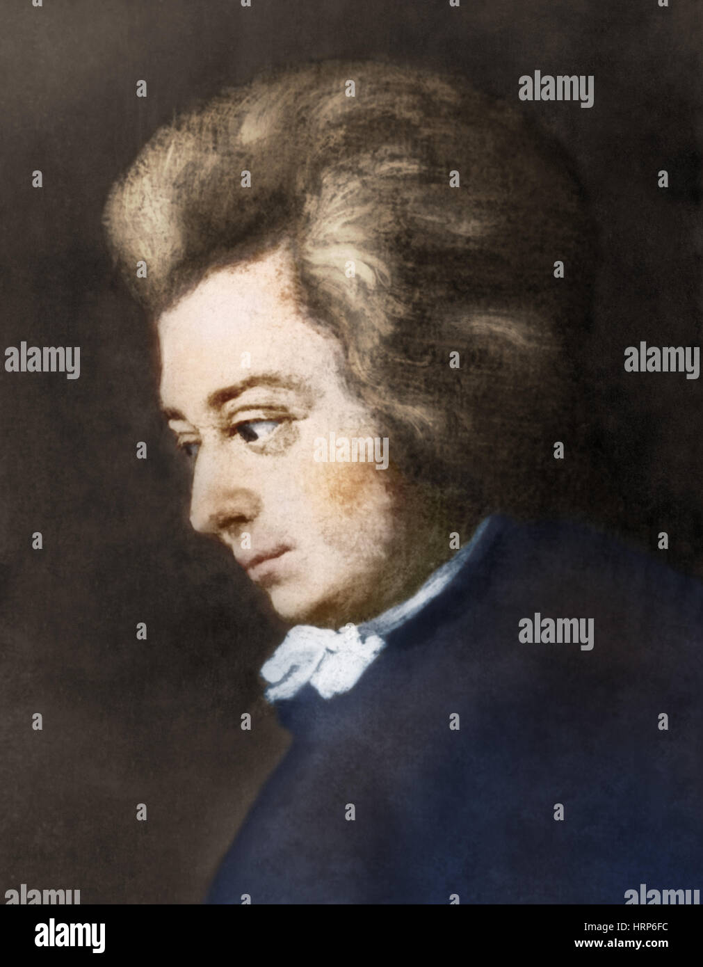 Wolfgang Amadeus Mozart Stock Photo