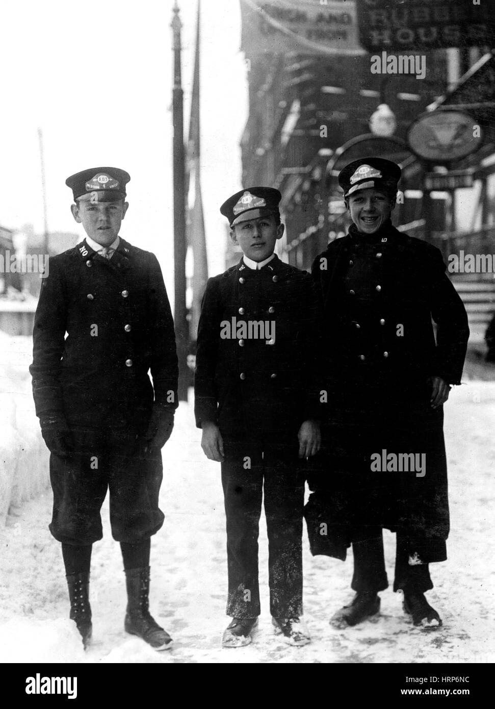 Florida Memory • Western Union messenger boys - Tampa, Florida.