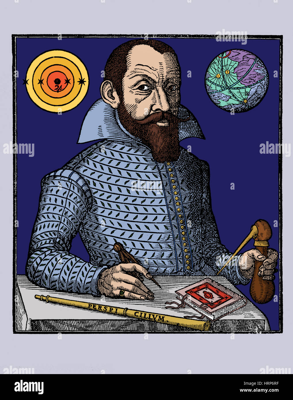 Simon Marius, German Astronomer Stock Photo