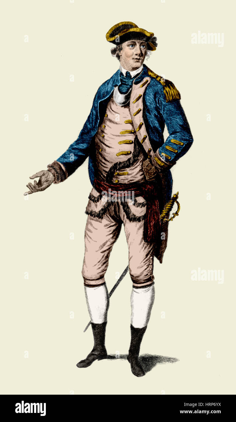 Benedict Arnold, American General and Traitor Stock Photo
