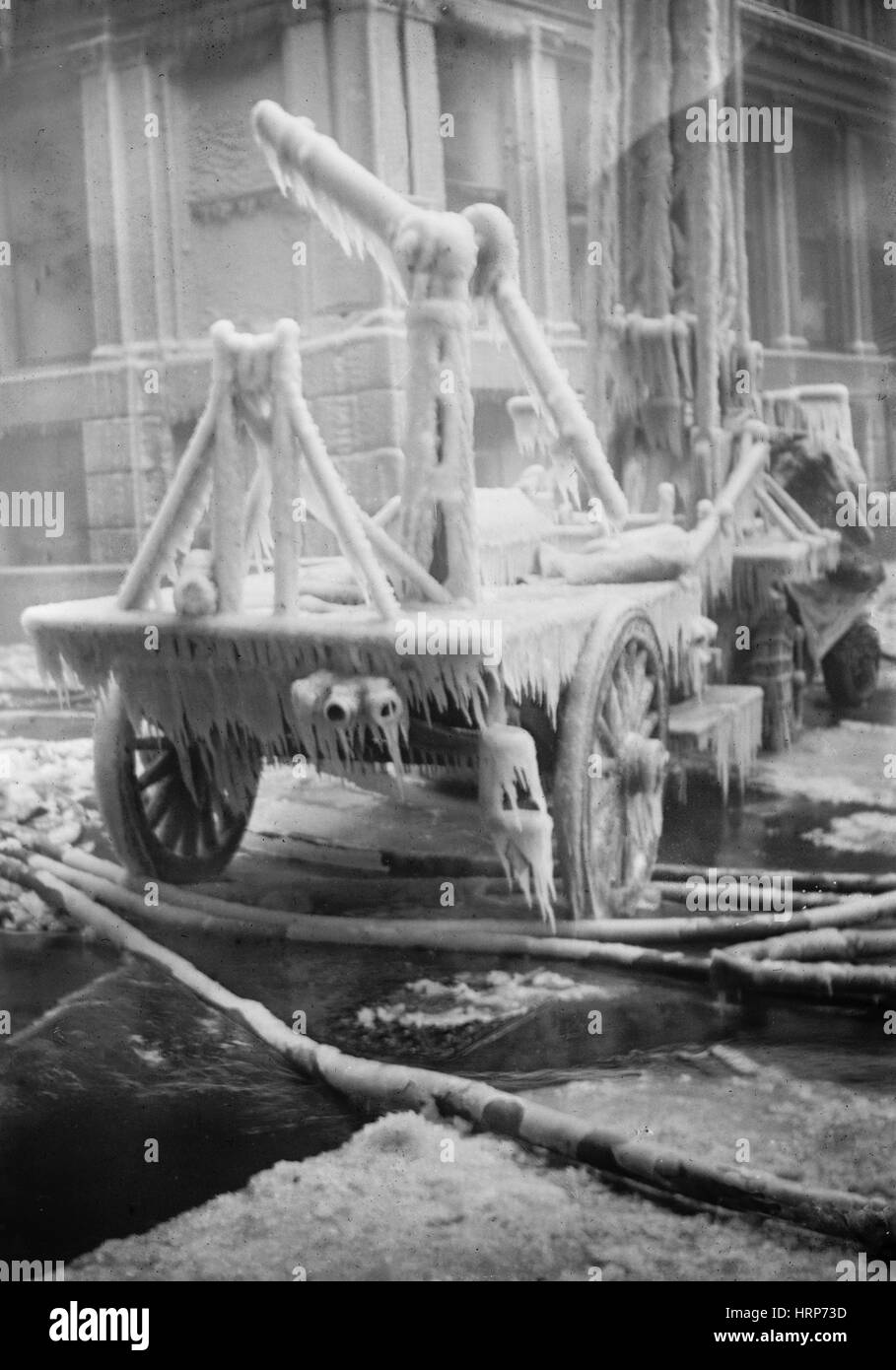 NYC, Equitable Life Assurance Fire Aftermath, 1912 Stock Photo